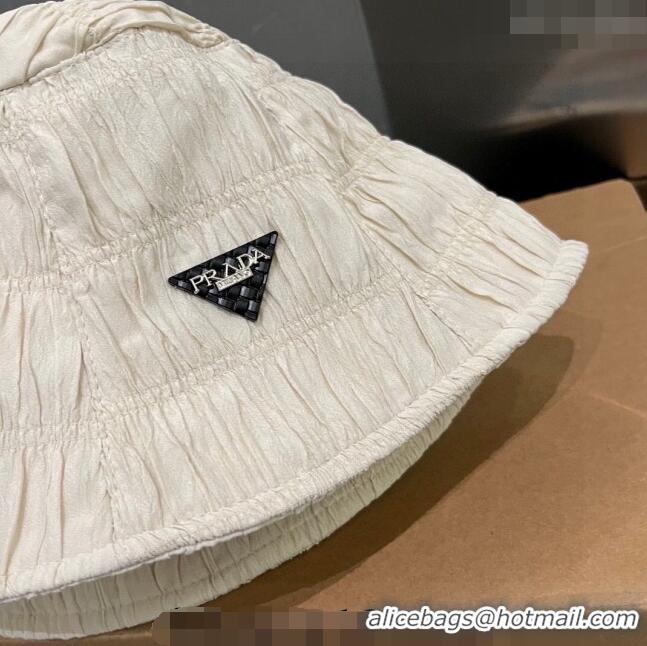 Particularly Recommended Prada Bucket Hat PA1206 White 2023