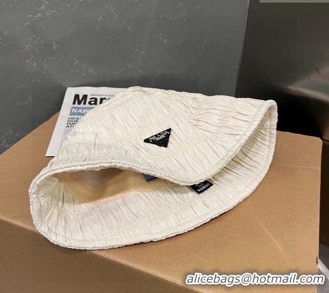 Particularly Recommended Prada Bucket Hat PA1206 White 2023