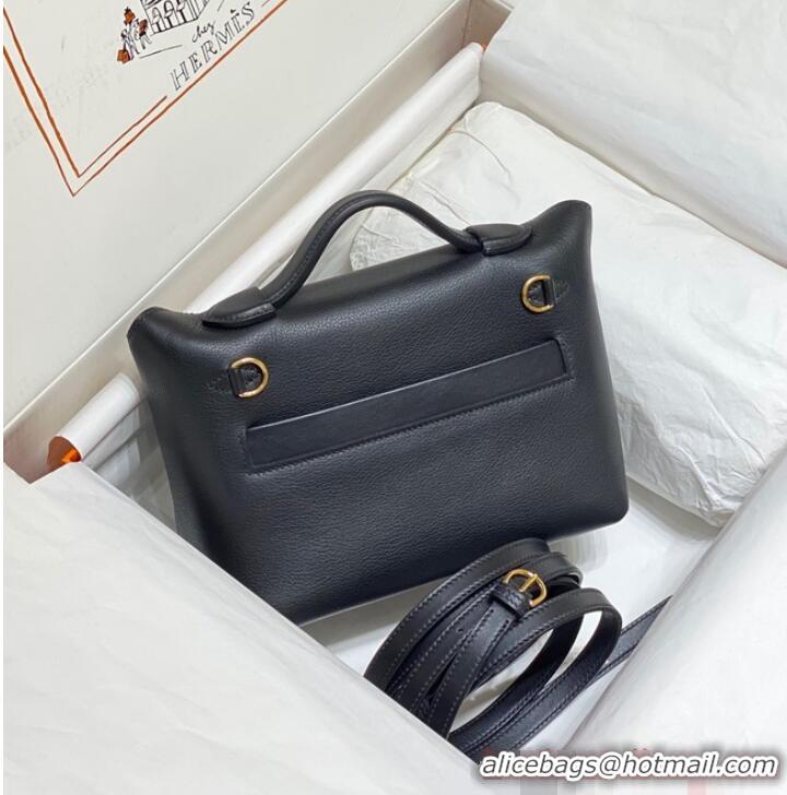 Top Grade Hermes Original Togo Leather Bag H3621 Black