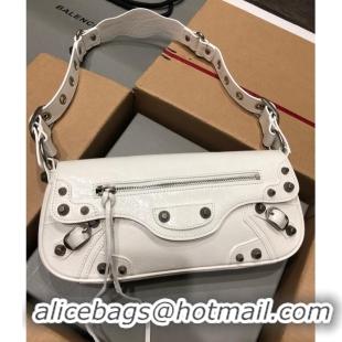 Best Price Balenciaga WOMENS LE CAGOLE SHOULDER BAG 6688 White