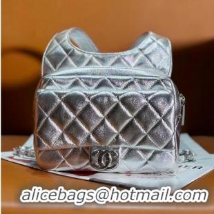 Famous Brand Chanel BACKPACK AS4621 Silver