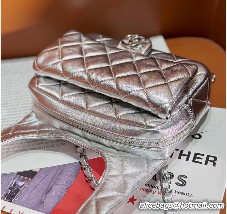 Famous Brand Chanel BACKPACK AS4621 Silver