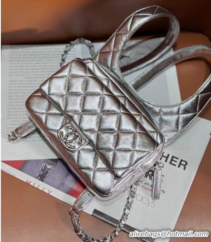 Famous Brand Chanel BACKPACK AS4621 Silver