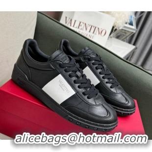 Stylish Valentino Upvillage Sneakers in Nappa Calfskin Black/White 218081