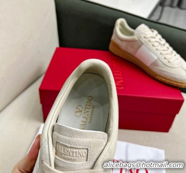 Most Popular Valentino Upvillage Sneakers in Suede Light Grey 1218085