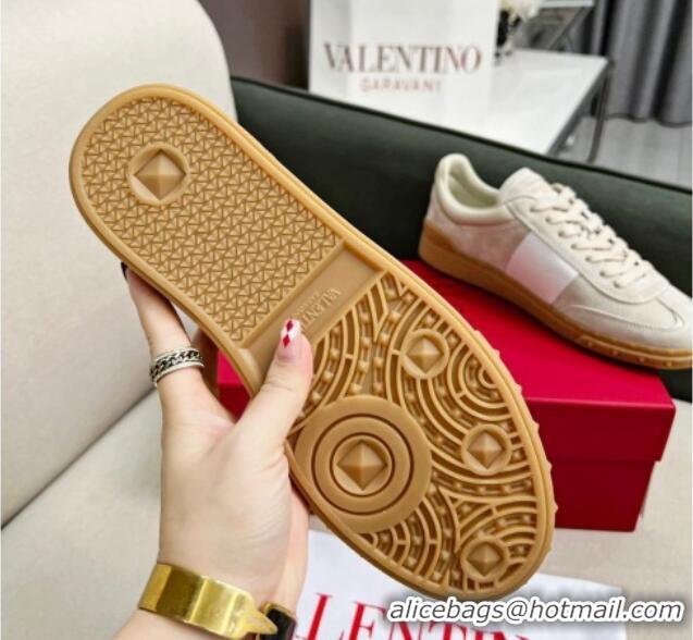 Most Popular Valentino Upvillage Sneakers in Suede Light Grey 1218085