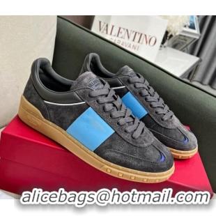 Pretty Style Valentino Upvillage Sneakers in Suede Black 1218086