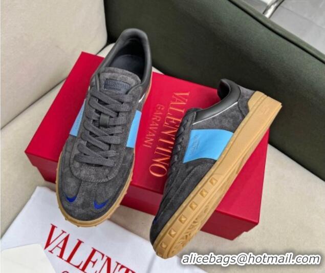 Pretty Style Valentino Upvillage Sneakers in Suede Black 1218086