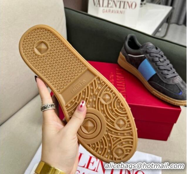 Pretty Style Valentino Upvillage Sneakers in Suede Black 1218086