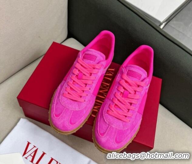 Good Looking Valentino Upvillage Sneakers in Suede PP Pink 218087