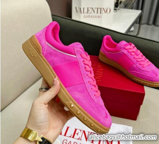 Good Looking Valentino Upvillage Sneakers in Suede PP Pink 218087