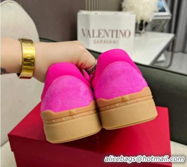 Good Looking Valentino Upvillage Sneakers in Suede PP Pink 218087