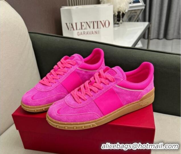 Good Looking Valentino Upvillage Sneakers in Suede PP Pink 218087