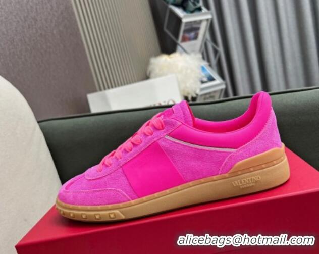 Good Looking Valentino Upvillage Sneakers in Suede PP Pink 218087