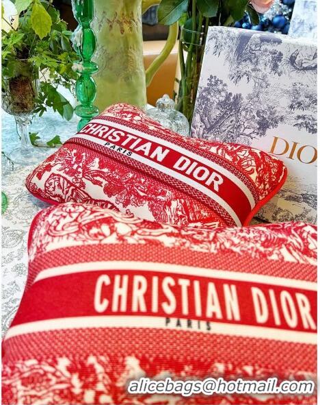 Low Cost Dior Rectangular Pillow D0214 Red 2023