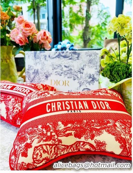 Low Cost Dior Rectangular Pillow D0214 Red 2023