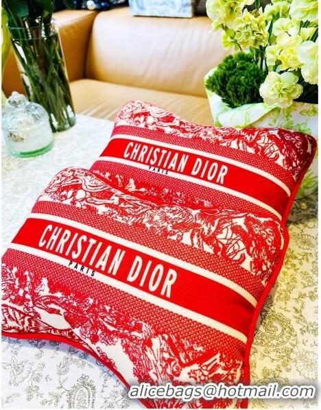 Low Cost Dior Rectangular Pillow D0214 Red 2023