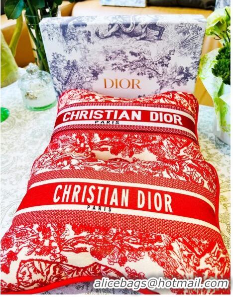 Low Cost Dior Rectangular Pillow D0214 Red 2023