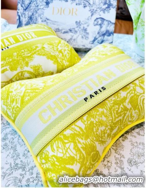 Good Product Dior Rectangular Pillow D0214 Yellow 2023