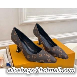 Trendy Design Louis Vuitton Sparkle Pumps 6.5cm in Monogram Canvas 105140