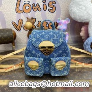 Unique Grade Louis Vuitton NEW Venice M46836 Denim Blue