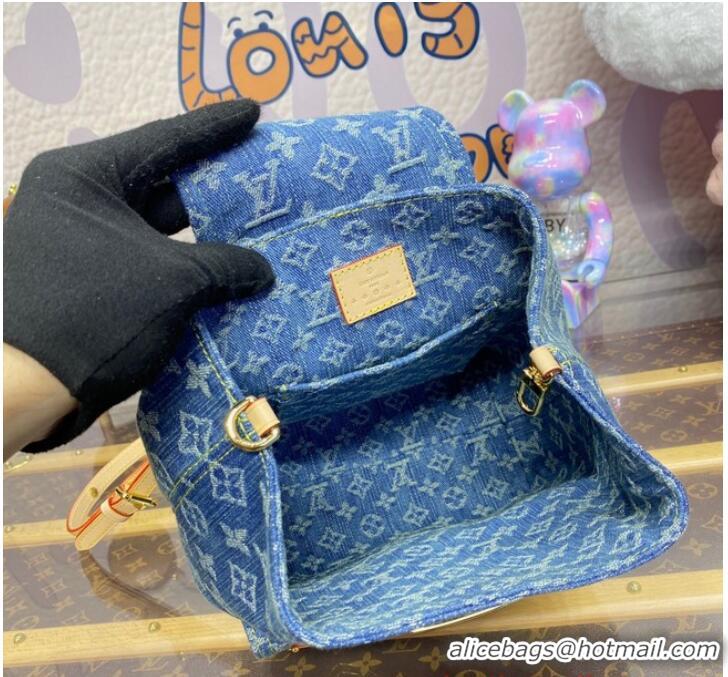 Unique Grade Louis Vuitton NEW Venice M46836 Denim Blue