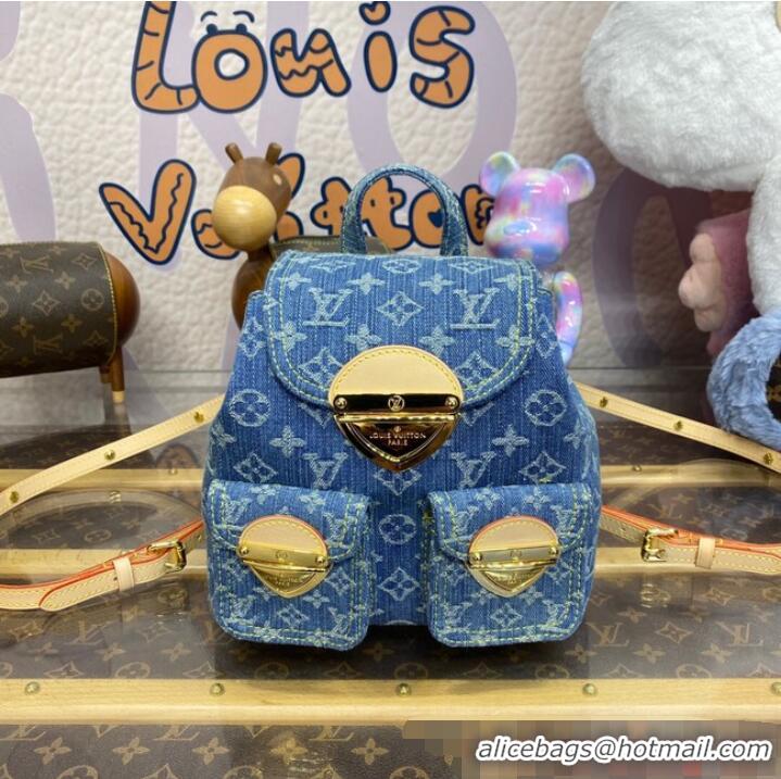 Unique Grade Louis Vuitton NEW Venice M46836 Denim Blue