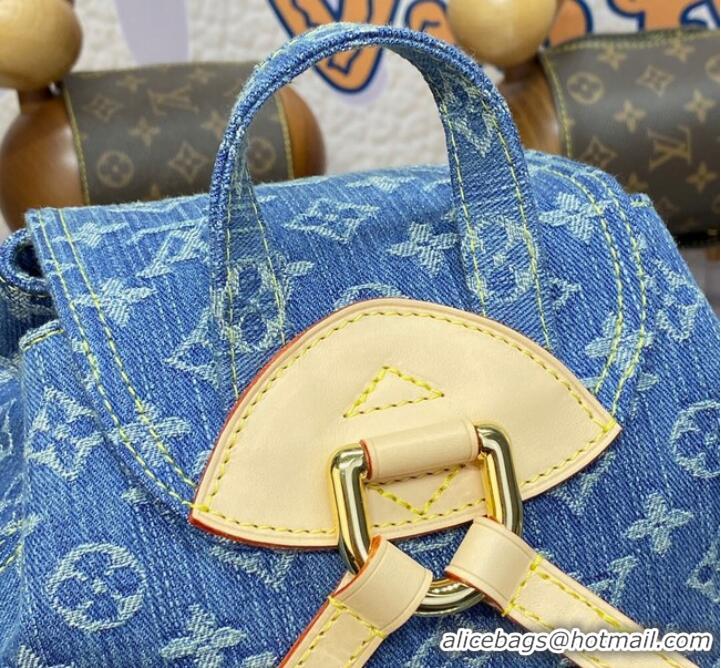 Unique Grade Louis Vuitton NEW Venice M46836 Denim Blue