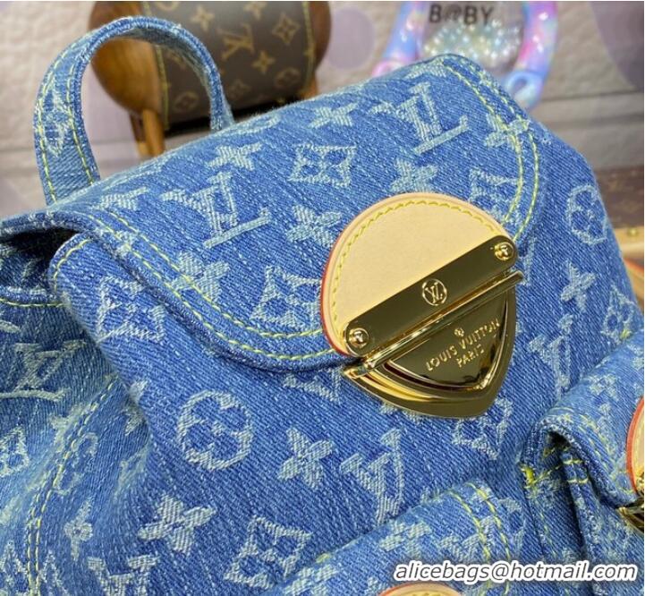 Unique Grade Louis Vuitton NEW Venice M46836 Denim Blue