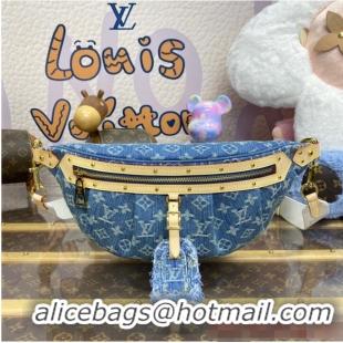 Famous Brand Louis Vuitton NEW High Rise M46837 Blue