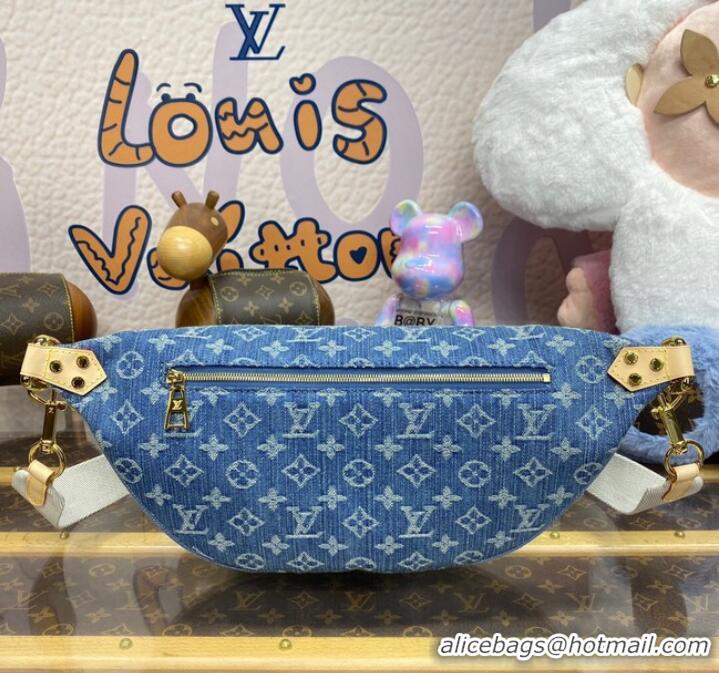 Famous Brand Louis Vuitton NEW High Rise M46837 Blue