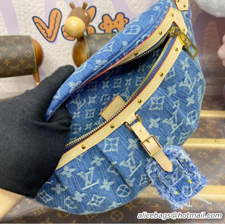 Famous Brand Louis Vuitton NEW High Rise M46837 Blue