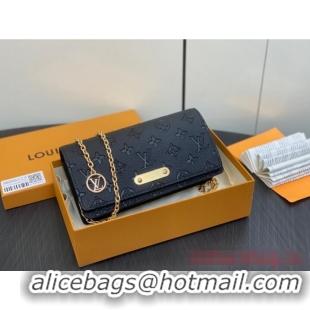 Pretty Style Louis Vuitton Wallet On Chain Lily M46919 Black