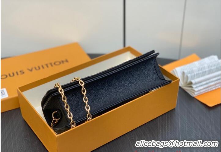 Pretty Style Louis Vuitton Wallet On Chain Lily M46919 Black