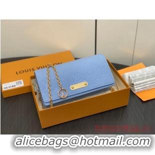 Top Quality Louis Vuitton Wallet On Chain Lily M83233 Blue Hour