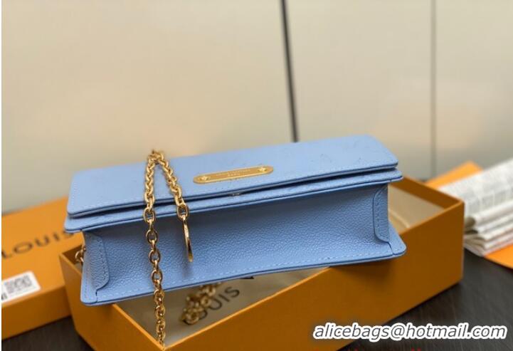 Top Quality Louis Vuitton Wallet On Chain Lily M83233 Blue Hour