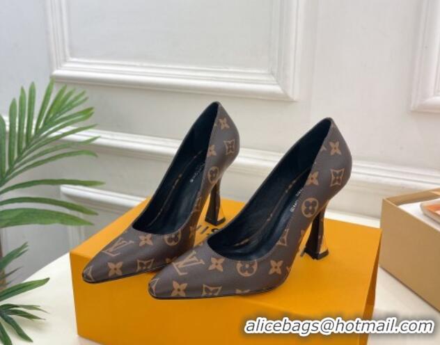 Hot Style Louis Vuitton Sparkle Pumps 9.5cm in Monogram Canvas 0105145