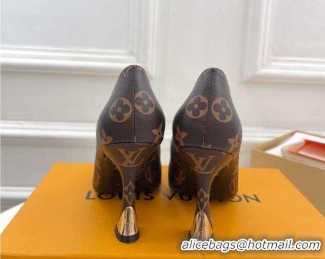 Hot Style Louis Vuitton Sparkle Pumps 9.5cm in Monogram Canvas 0105145