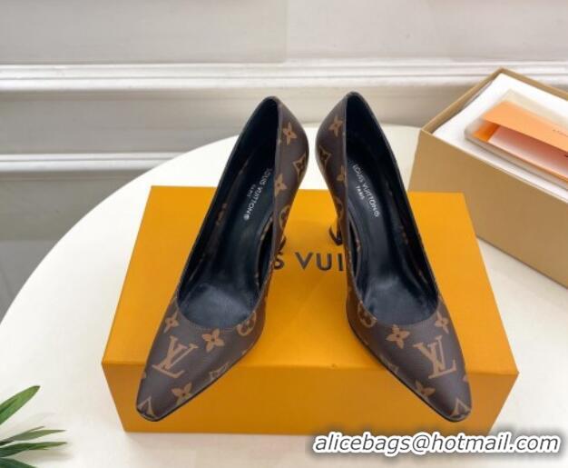 Hot Style Louis Vuitton Sparkle Pumps 9.5cm in Monogram Canvas 0105145