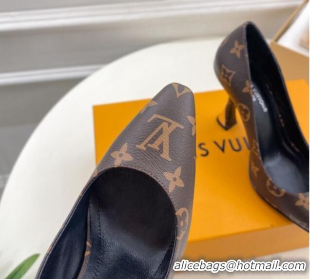 Hot Style Louis Vuitton Sparkle Pumps 9.5cm in Monogram Canvas 0105145