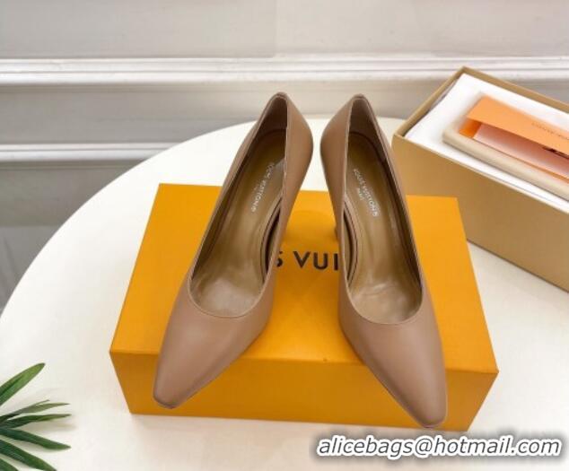 Purchase Louis Vuitton Sparkle Pumps 9.5cm in Calfskin Leather Brown 105147