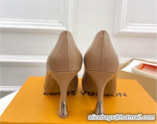 Purchase Louis Vuitton Sparkle Pumps 9.5cm in Calfskin Leather Brown 105147