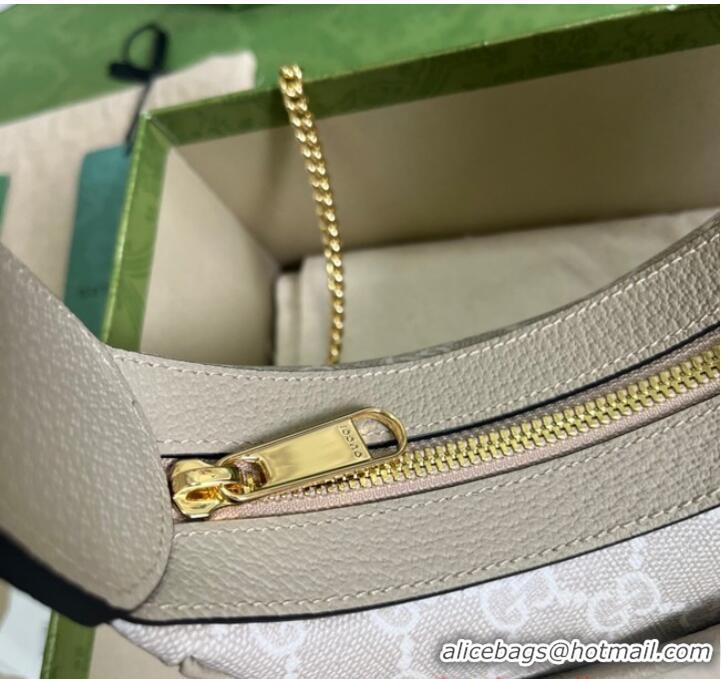 Super Quality Gucci GG HALF-MOON-SHAPED MINI BAG 726843 Beige