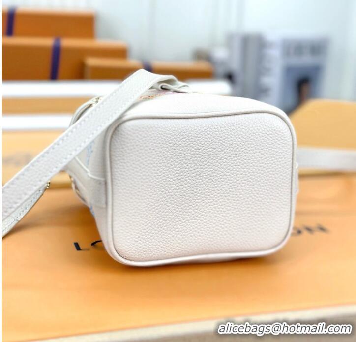 Luxury Discount Louis Vuitton Nano Noe M46291 White