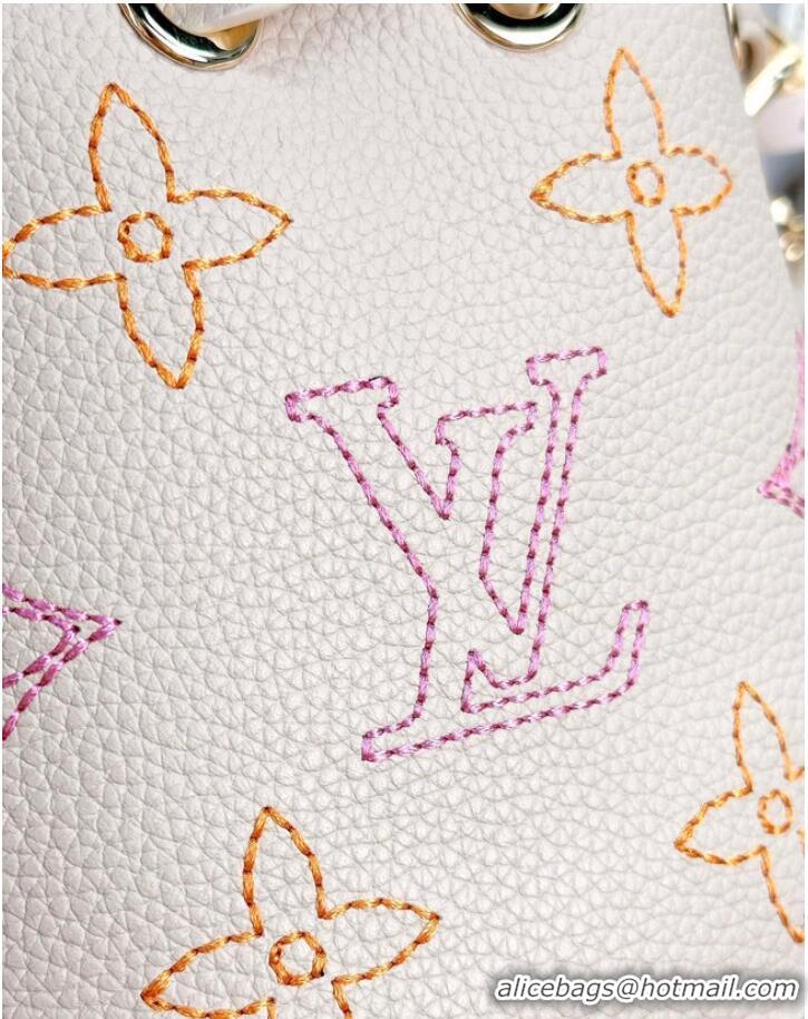 Luxury Discount Louis Vuitton Nano Noe M46291 White