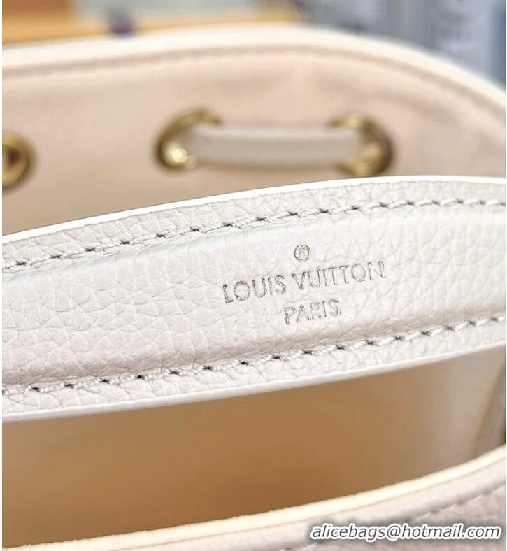 Luxury Discount Louis Vuitton Nano Noe M46291 White