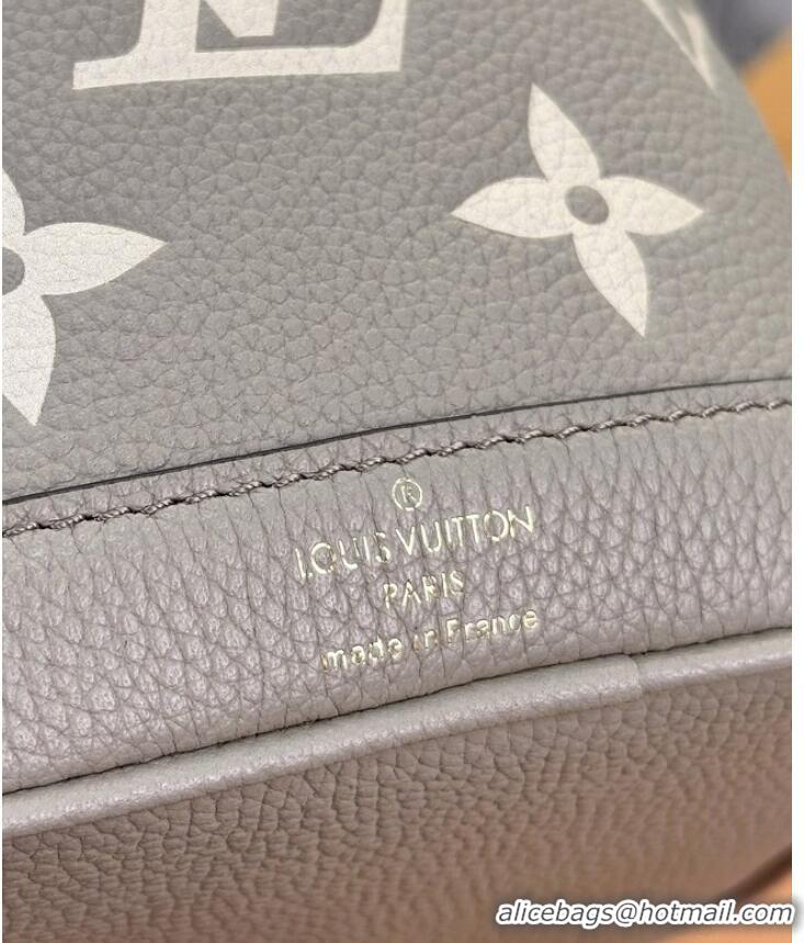 Famous Brand Louis Vuitton Nano Noe M46291 Tourterelle Gray & Cream