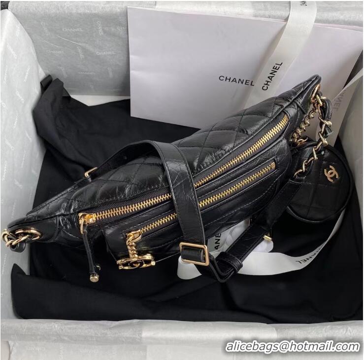 Shop Cheap Chanel New Style Waist Bag A57835 Black