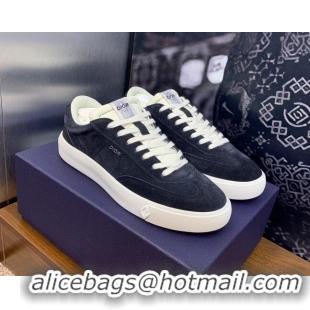 Pretty Style Dior Men's B101 Sneakers in Suede Upper Black 206013