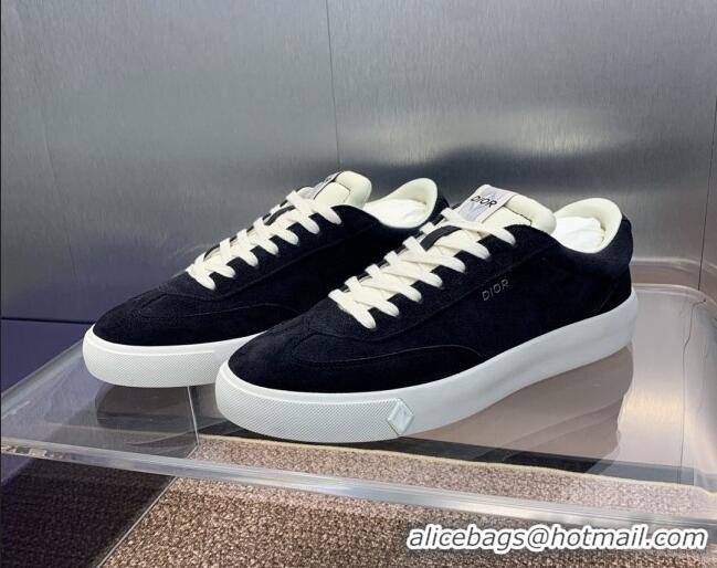 Pretty Style Dior Men's B101 Sneakers in Suede Upper Black 206013